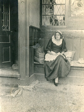 Jimmie Ware in costume, 1914, ACSM00074.